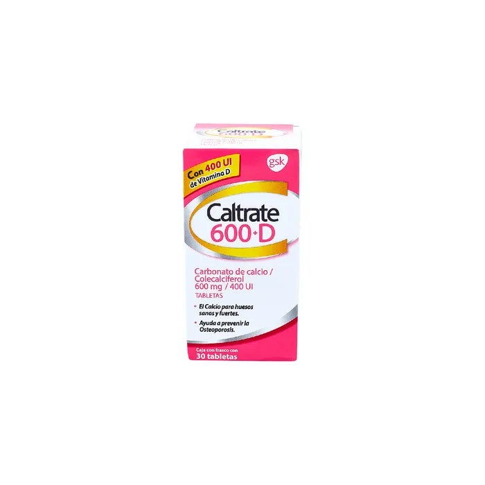 CALTRATE 600 +D CON 30 TABLETAS (***)