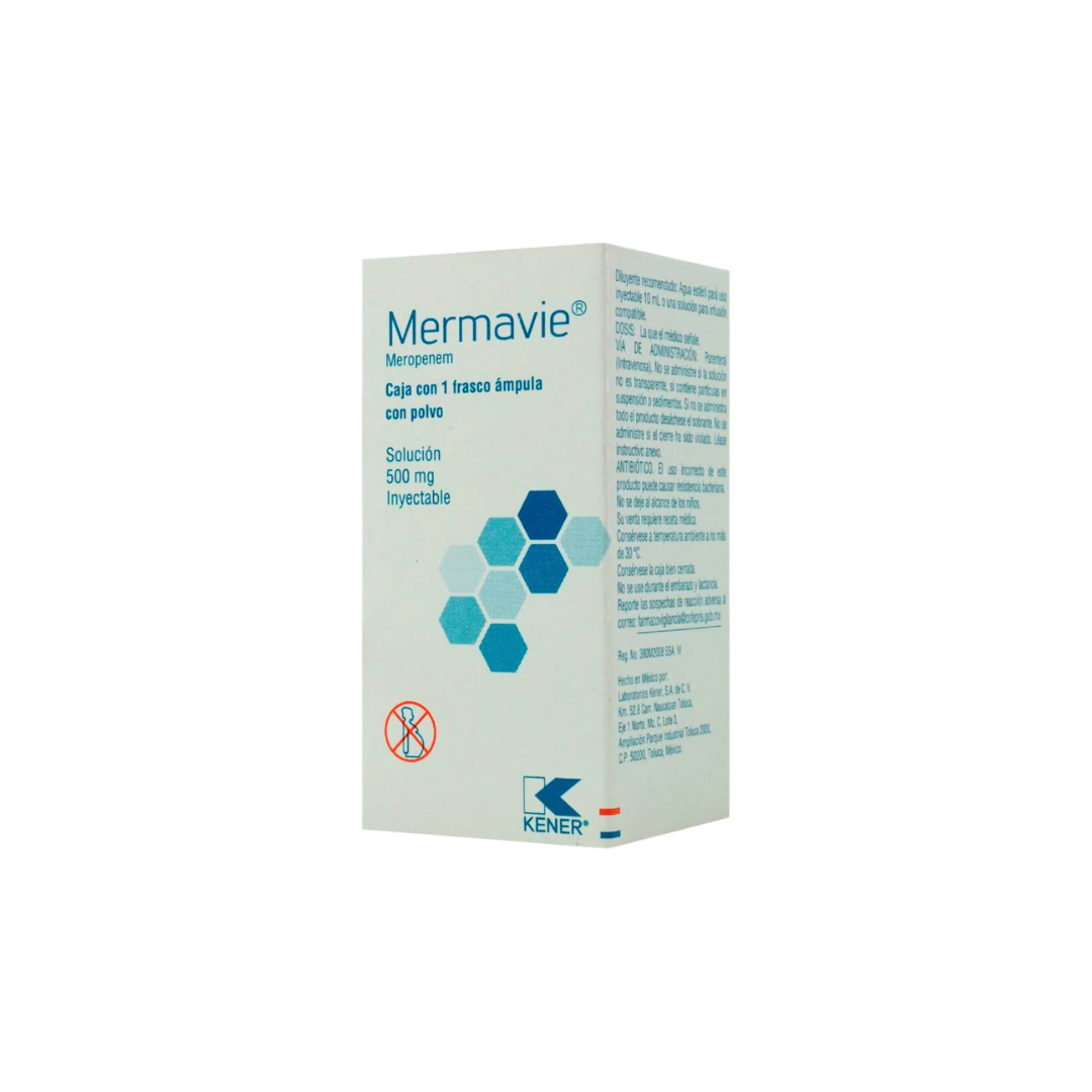 MERMAVIE 500 MG CAJA CON 1 FRASCO (***