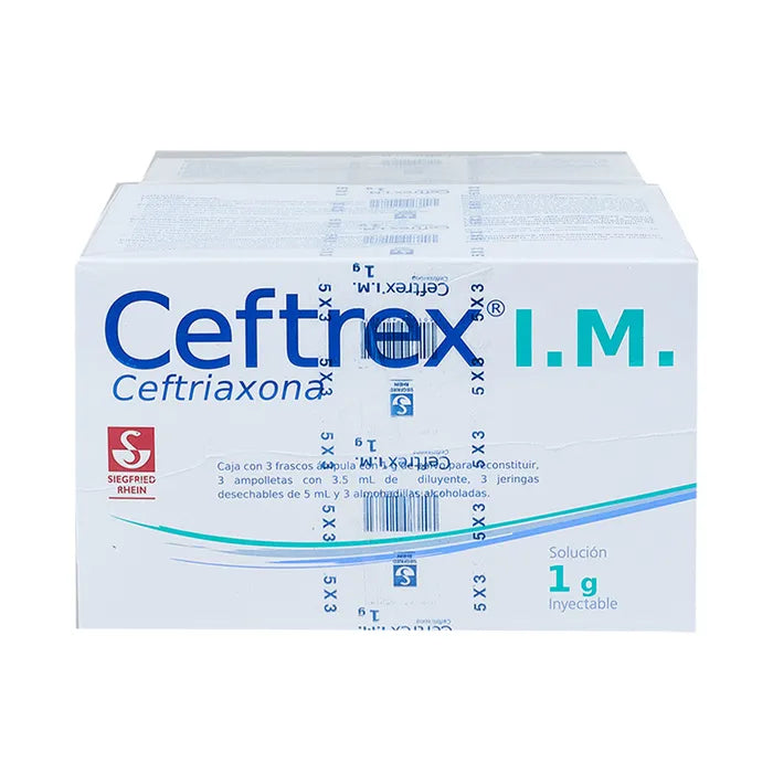 CEFTREX PACK 5 INY IM (***)