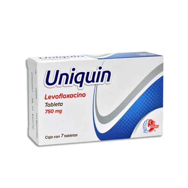 UNIQUIN 750 MG CON 7 TABLETAS (***)