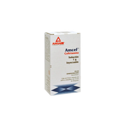 AMCEF FA 10ML 1G IV ANT    (***) | Código de barras 7501349012011