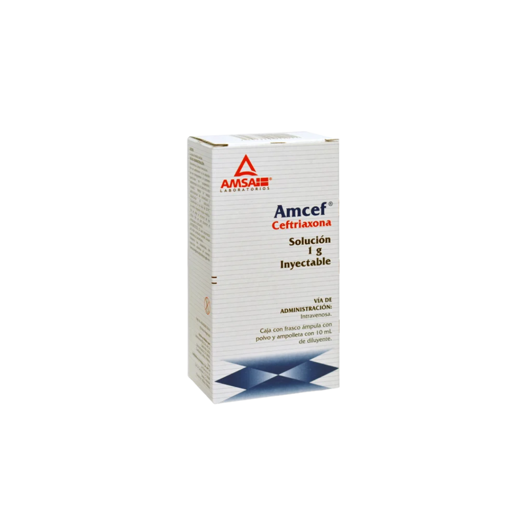 AMCEF FA 10ML 1G IV ANT    (***) | Código de barras 7501349012011