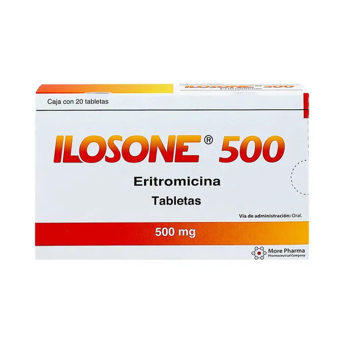 ILOSONE 500 MG CON 20 TABLETAS (***)