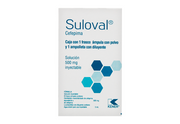 SULOVAL CEFEPIMA 1G INYECT 1 AMP