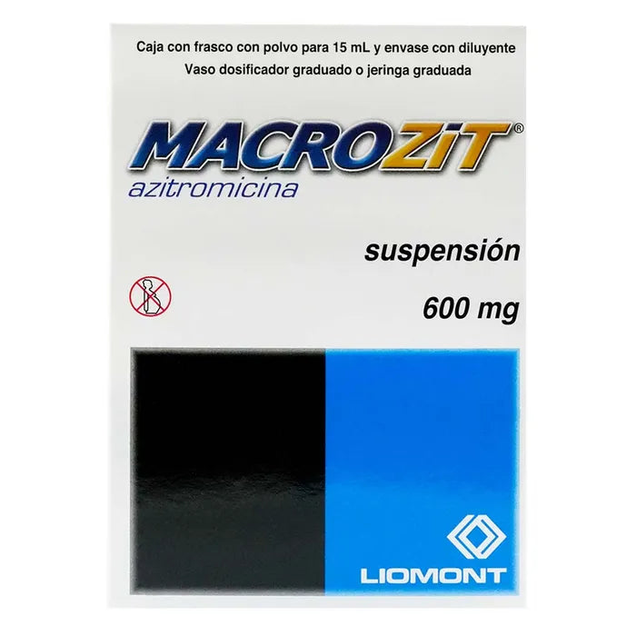 MACROZIT 600 MG CON 15 ML (***)