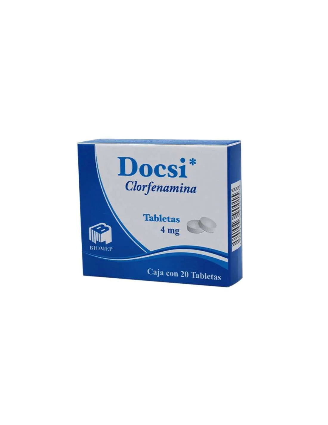 DOCSI 4 MG CON 10 TABLETAS   (***) | Código de barras 7501573900153
