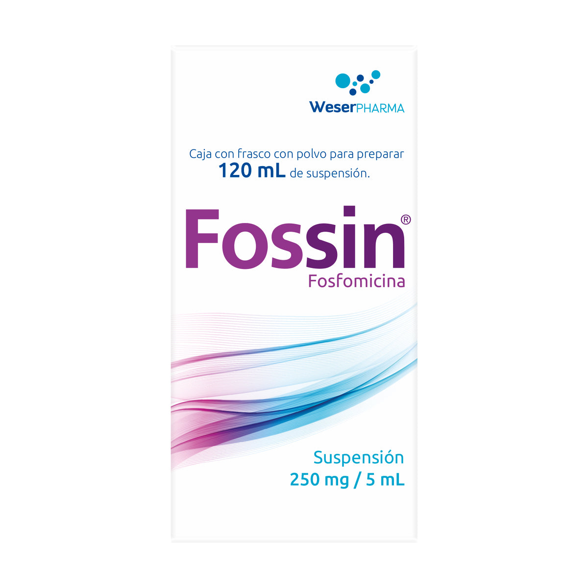 FOSSIN 250MG/ 5 ML SUSPENSION 120 ML