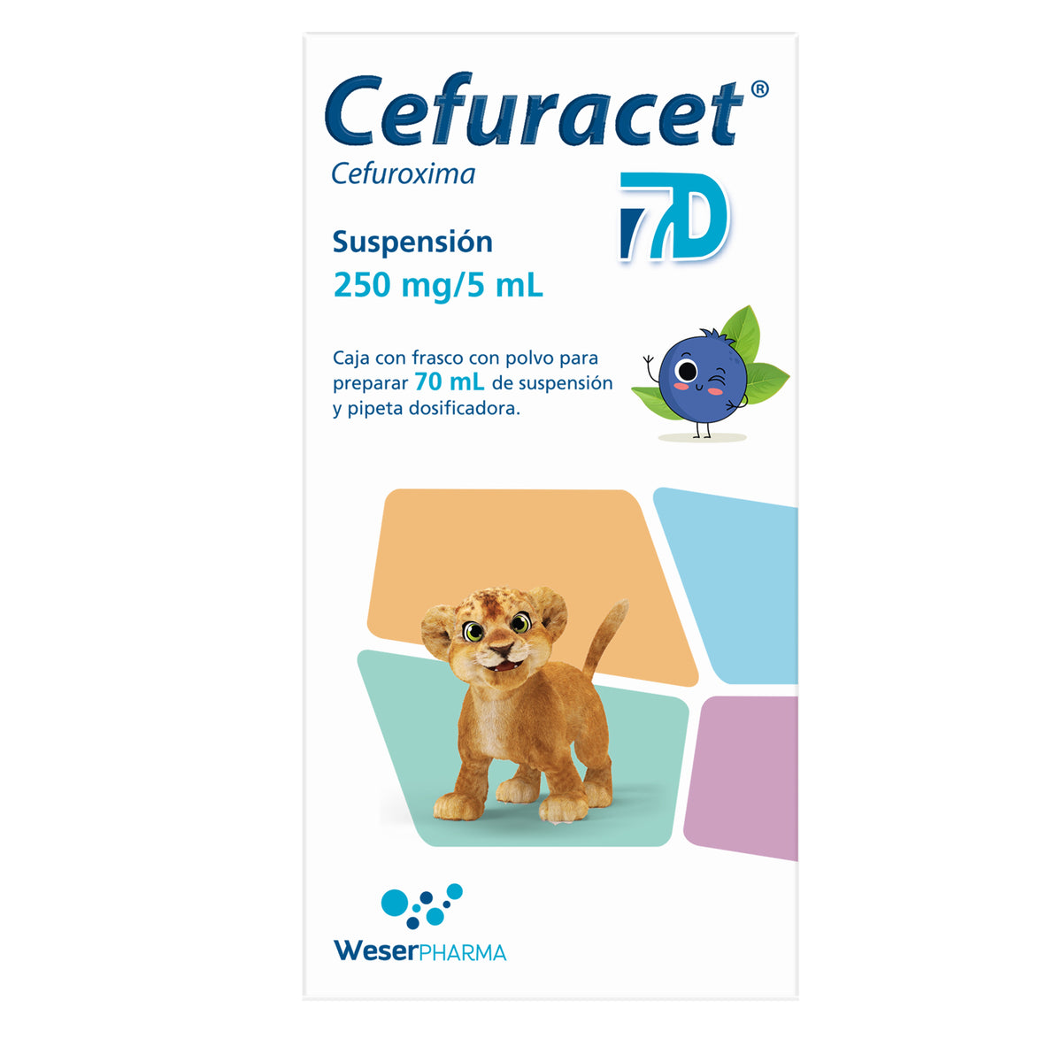 CEFURACET 7D 250 MG/ML SUSPENSION 70 ML