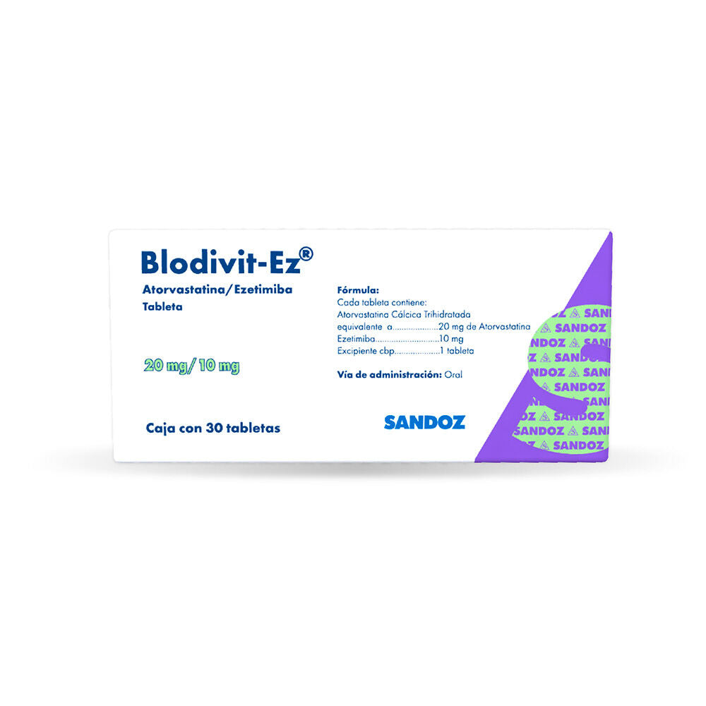 BLODIVIT-EZ 20MG/10MG C/30 TAB