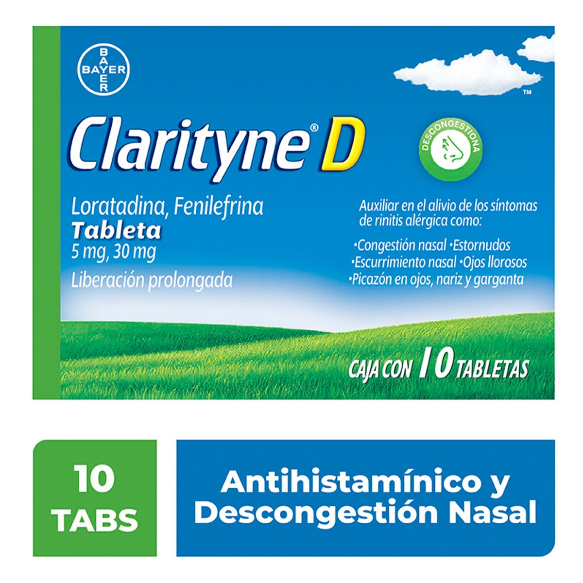 CLARITYNE D T 10 5MG/30MG (***)