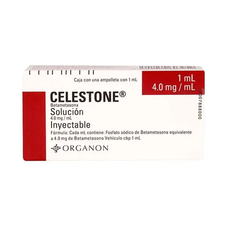 CELESTONE INYECTABLE 4.0MG/1ML SOL 1ML
