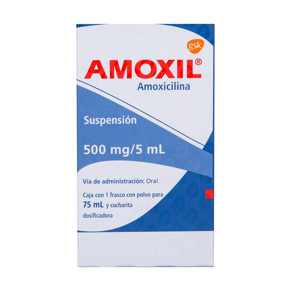 AMOXIL SUSP 500 MG / 5 ML 75 ML (***)