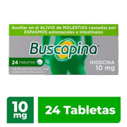 BUSCAPINA 10 MG CON 24 TABLETAS