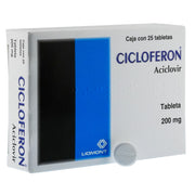 CICLOFERON 200 MG CON 25 TABLETAS (**