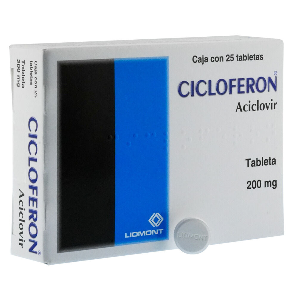 CICLOFERON 200 MG CON 25 TABLETAS (**