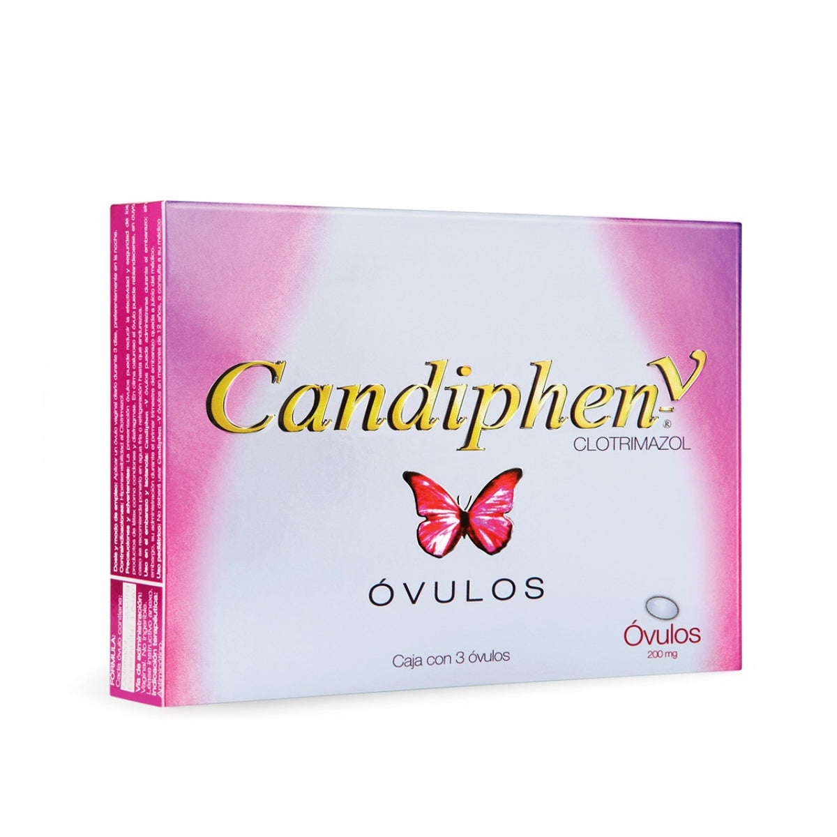CANDIPHEN-V OVULOS 200 MG CON 3 OVULOS
