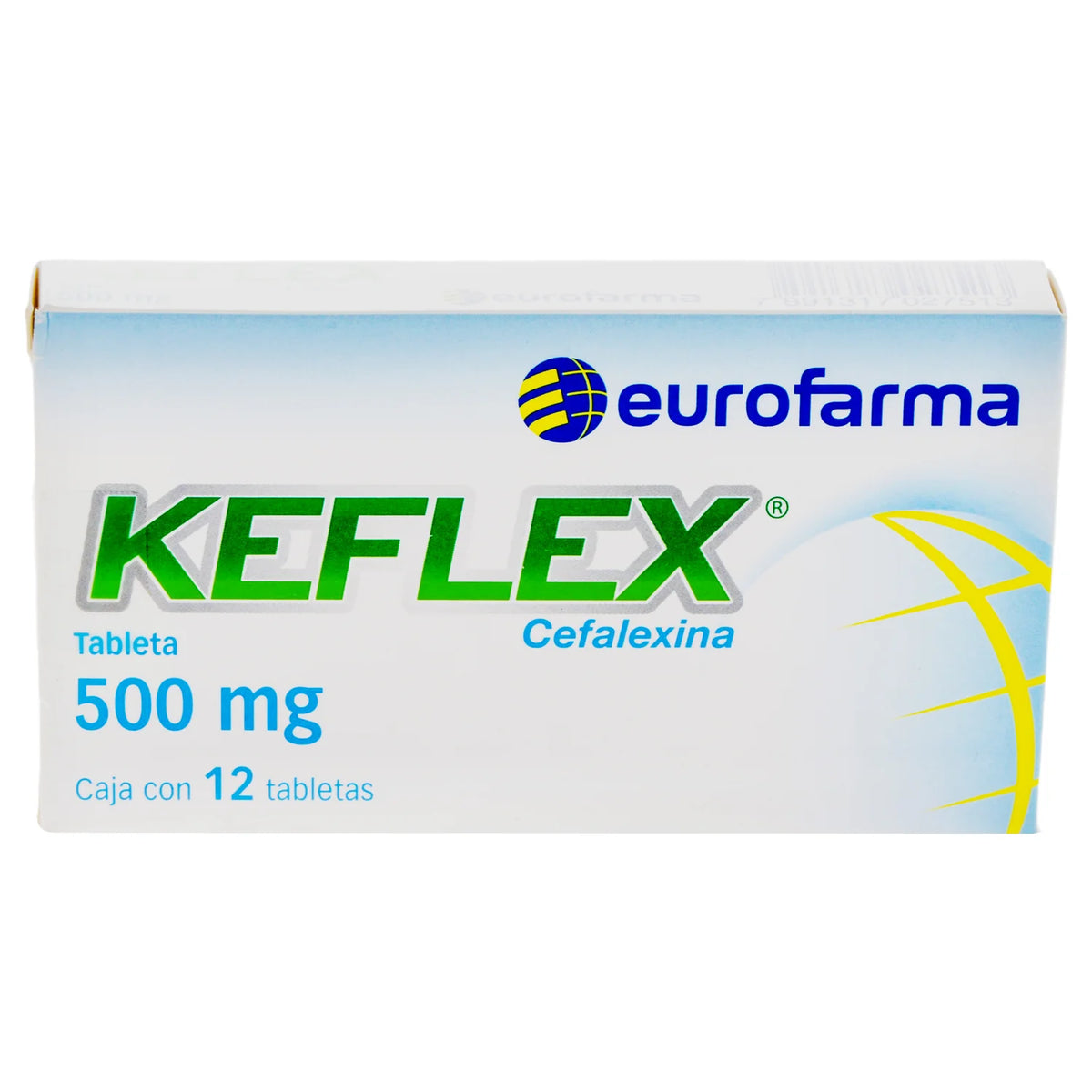 KEFLEX 500 MG CON 12 TABLETAS