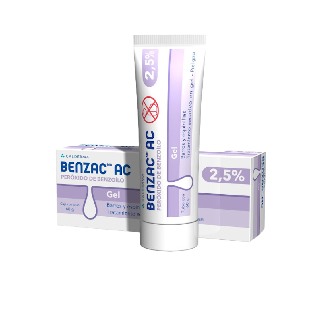 BENZAC AC GEL 60G 2.5% (***)