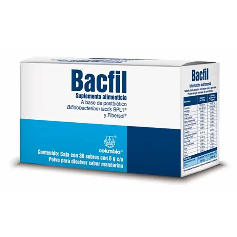 BACFIL SOBRES SABOR MANDARINA (***)