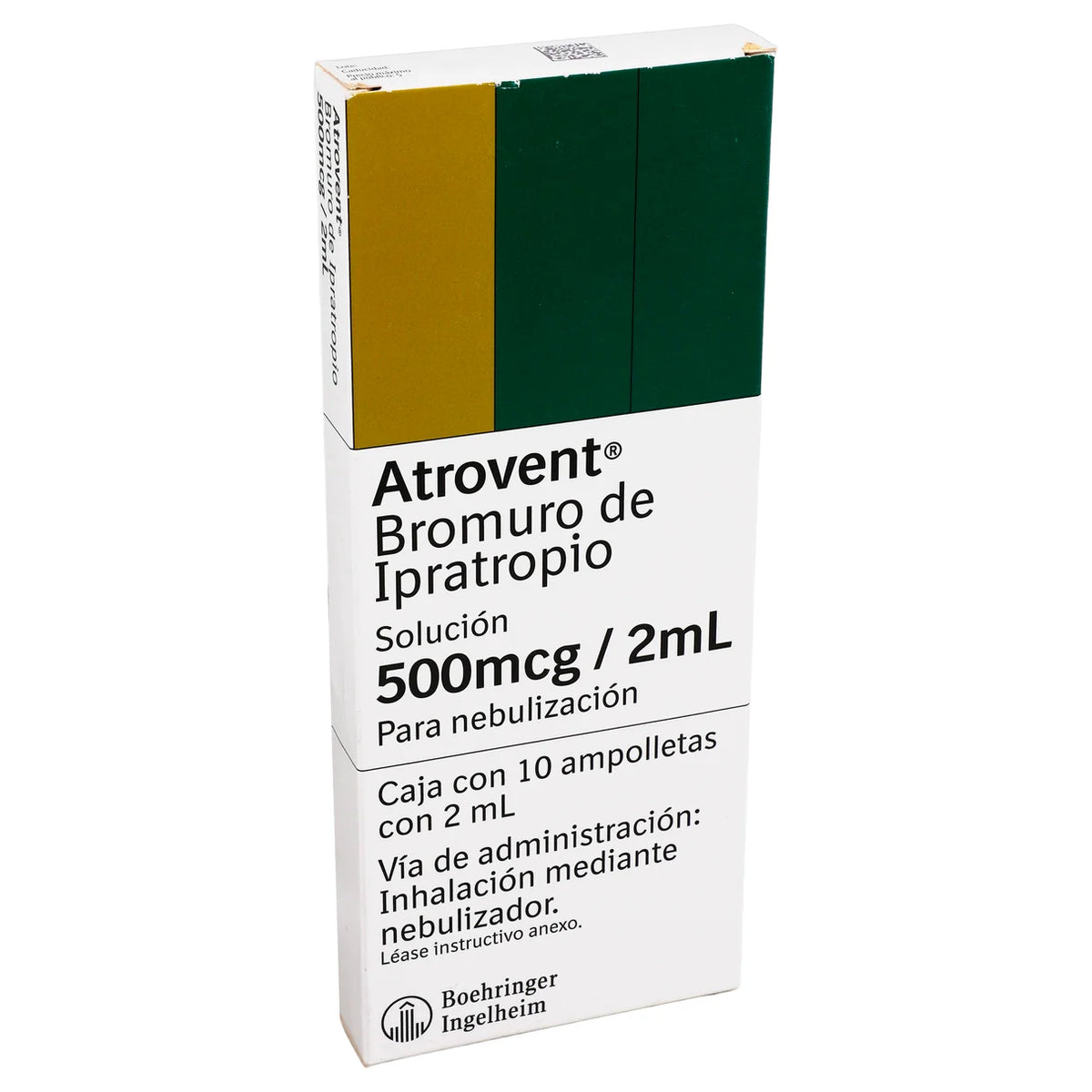 ATROVENT 500 MG CON 10 AMPOLLETAS 2 ML