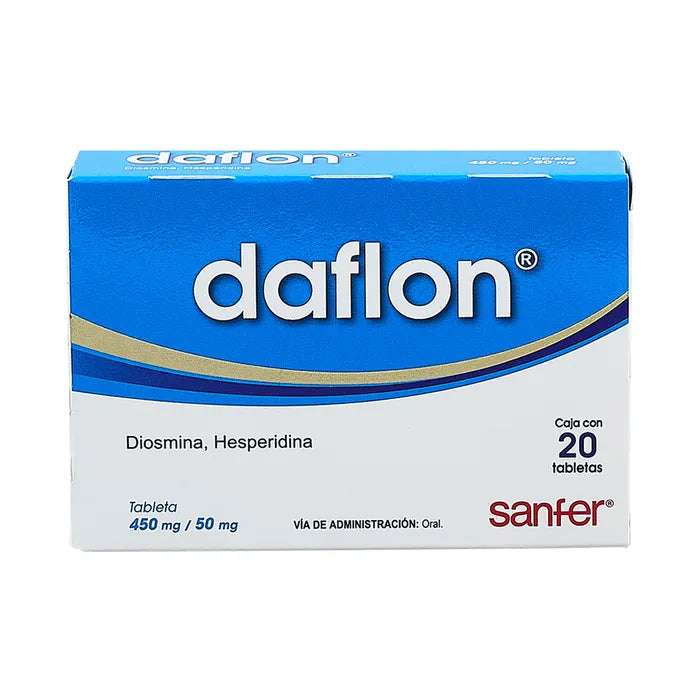 DAFLON 500M 500 MG CON 20 TABLETAS (*