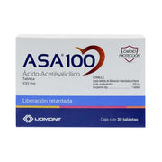 ASA 100 CON 30 TABLETAS (***)
