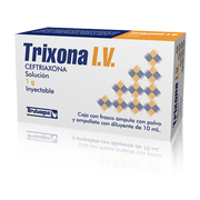 TRIXONA IV 1G SOL INY 10 ML (***)