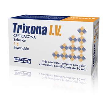 TRIXONA IV 1G SOL INY 10 ML (***)