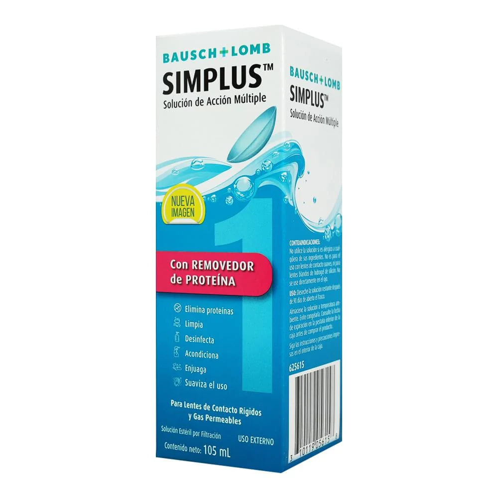 BAUSCH LOMB SIMPLUS SOL 105ML (***)