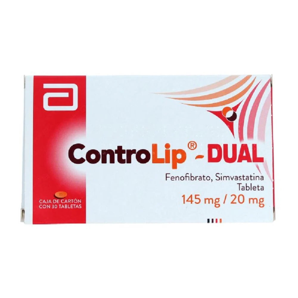 CONTROLIP-DUAL 145/20 MG C/30 TAB