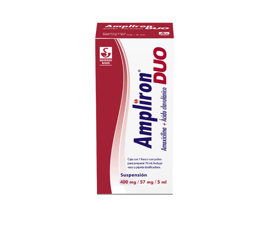 AMPLIRON DUO 400 MG / 5 ML CON 70 ML