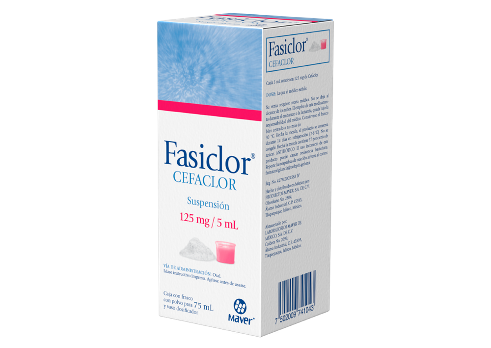 FASICLOR 125MG SUSP (***)