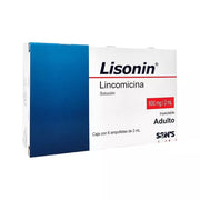 LISONIN 600MG/2ML CON 6 AMPOLLETAS AD