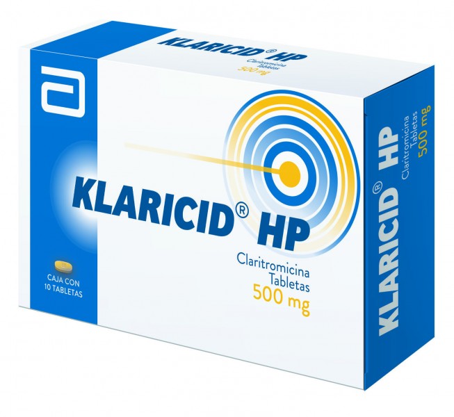 KLARICID HP 500MG CON 10 TABLETAS