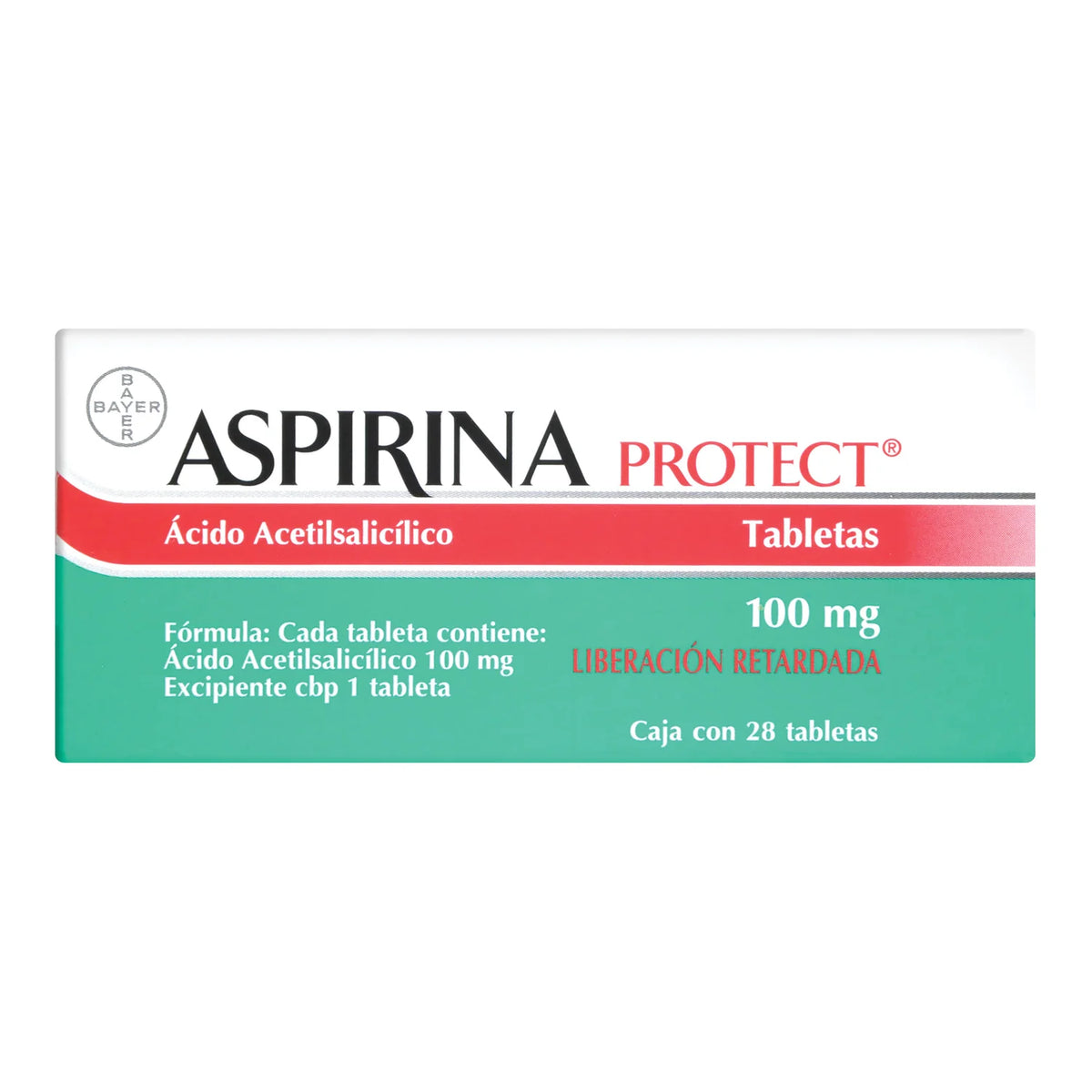 ASPIRINA PROTEC CON 28 TABLETAS (***)