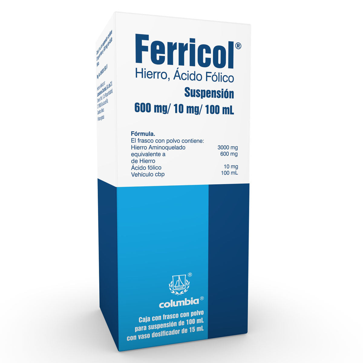 Ferricol 600/10 Mg Suspensión 100 Ml