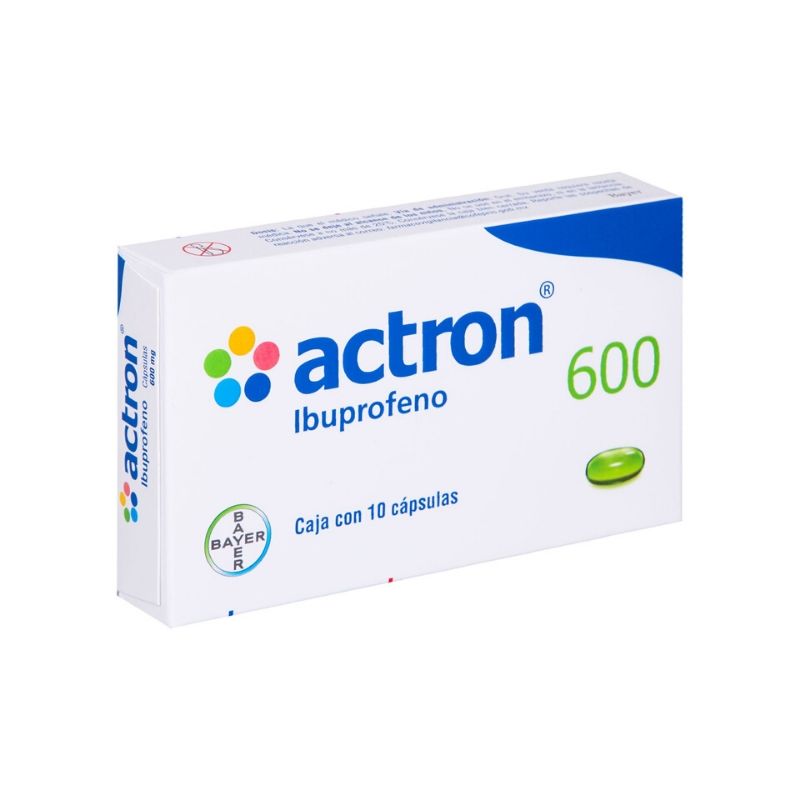 ACTRON 600 MG CON 10 CAPSULAS