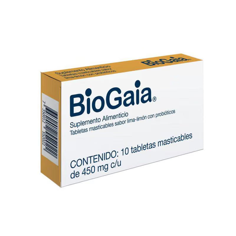 BIOGAIA 450 MG CON 10 TABLETAS    (***)