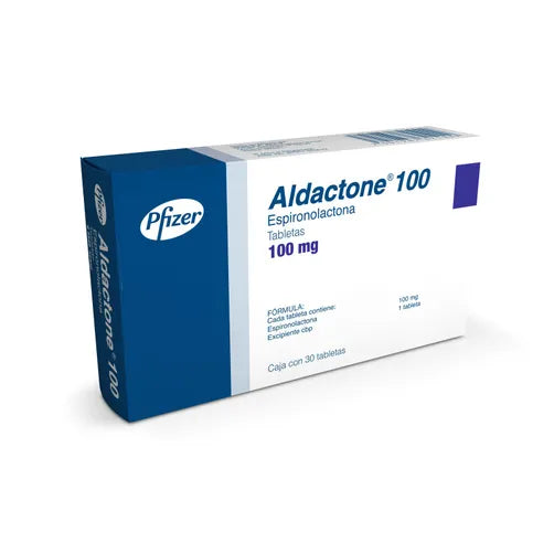 ALDACTONE 100 MG CON 30 TABLETAS
