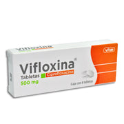 VIFLOXINA 500 MG CON 8 TABLETAS