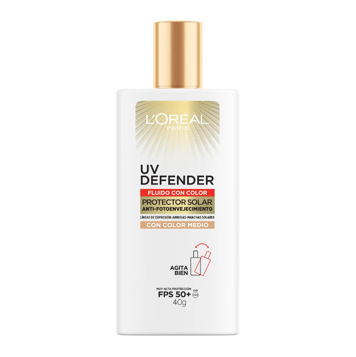 LOREAL UV DEFENSER CON COLOR MEDIO