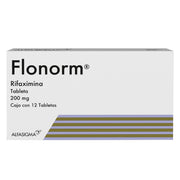 FLONORM 200 MG CON 12 TABLETAS    (***)
