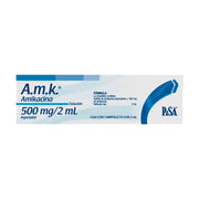 AMK AMIKACINA 500 MG / 2 ML INY    (***)