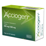 ACCIOGEN 200MG/500MG CON 20 TABLETAS
