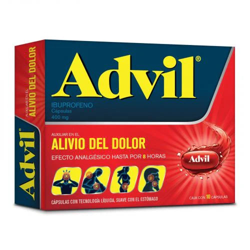 ADVIL MAX 400 MG CON 10 CAPSULAS
