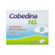 COBEDINA NS 5 MG / 0.25 MG CON 10 TABLETAS