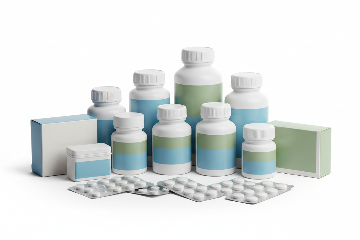 Esta bien una imagen en donde hayan medicamentos en general sin texto