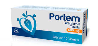 PORTEM 500 MG CON 10 TABLETAS